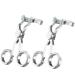 Contact lens-eye-stretcher contact lenses glasses clips support the eyelids easy insertion or removal of contact lenses contact lens carrying accessories (2PCs)