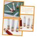 8PCS Empty Lip Gloss Lipstick Tubes Kit | DIY Lip Balm Supplies for Small Business | Lip Gloss Maker with Wands - Buy Online on GoSupps.com