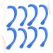 Magiclulu 8 Pairs Masked Pipe Hook Universal Mask Accessories for Hearing Protection Cable Extension & Earlocks (6.8x3cm 2pcs) | International Shipping Available - Buy Online on GoSupps.com