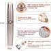 SiKii Eyebrow Hair Remover - Painless Precision Trimmer with LED Light (Rose Gold) | Facial Hair Removal for Women and Men - Buy Online on GoSupps.com