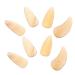 8 Pcs Guzheng nail pieces guzheng practice tools guzheng finger picks guitar thumb picks lute instrument kids musical Durable Guzheng Supplies child horns meter aldult 2.5X1.2X0.1CM Light Yellow 02