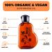 Organic Dark Tanning Oil No SPF - Cruelty-Free Vegan Travel Size Almond & Vitamin E Infused - Buy Online on GoSupps.com