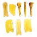 Beavorty massage tools 24 pc scratch massage face gua SHA oil acupuncture tools tools massage devices for the neck muscle sucks strip of wax massager meridian dog massage