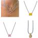 Buy Oralgos Colorful Zirconia Charm Necklace - Fashionable Tennis Choker for Women & Girls | Elegant Yellow Rhinestone Jewelry - Buy Online on GoSupps.com