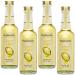 Fruchtwerker fruit worker lemon & vinegar with real fruit juice 4 x 250ml glass bottle