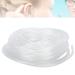 Pre-shaped sound hose 32.8 feet length hearing aid hose hearing aid listener hearing aid hose of universal transparent PVC hearing aid hose for hearing aids for hearing