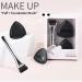 Powder Puff Set | Soft Triangle Makeup Puff & Velour Brush for Streak-Free Liquid & Cream Foundation - Perfect Blending for Flawless Skin - Buy Online on GoSupps.com