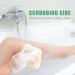 6pc Bamboo Exfoliating Face & Body Wash Cloths - 2 Sided Soft Weave Towel for Scrub & Massage - Shower Bath Cloth for Men & Women - 20x20cm - Beige & White - Buy Online on GoSupps.com