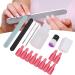 Nail File Nail Gel Set Nail Polish Gel Remover Tools Kit Nail Polish Removal Tool for Manicure Grinding Professional Nail Art Dust Brush Tool for Home and Salon - Buy Online on GoSupps.com