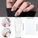 Niceneeded 4PC Nail Art Stamper Kit - Clear Jelly Stamper with Double Silicone Head & Scraper - Transparent Soft Stamp with Lid for Perfect Nail Designs - Buy Online on GoSupps.com