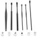 6pcs Stainless Steel Ear Wax Cleaner Tool Kit - Portable Ear Pick Set for Home, Salon & Travel - Buy Online on GoSupps.com
