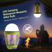 SEFAX 2 in 1 Mosquito Killer Camping Lamp Cordless Fly Killer Rechargeable with USB Cable Waterproof Camping Mosquito Killer Lamp for Outdoor Hiking - Buy Online on GoSupps.com