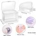 Makeup Sponge Holder Case - 3 Pcs Set for Beauty Blender, Powder Puff - Travel Storage Box (Transparent) - Buy Online on GoSupps.com