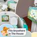 Potty-Training-Chart-with-35 Reusable Magnetic-Stickers. A Dinosaur Potty Chart That Reward Toddlers  Motivational Toilet Potty Training Stickers Chart for Boys & Girls (Dinosaurs) dinosaur pottychart - Buy Online on GoSupps.com