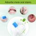 Argomax Oral Sponges Swabs - 100 Pcs Cotton Dippers for Oral Hygiene & Mouth Care - Blue Foam Cleaning Swabs - Buy Online on GoSupps.com