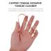 FOMIYES Pure Copper Tongue Scraper & Oral Cleaner - Double-Sided Baby Tongue Scrubber & Tonsil Stone Remover - Disposable Stainless Steel Braces Accessory - Buy Online on GoSupps.com
