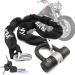 AKM Bike Lock Chain Lock 120cm/4ft Heavy Duty 10mm Thick Anti-Theft Cut Proof Bicycle Chain Lock with 4Keys Security 16mm U Lock Disc Lock for Bicycle,Moped,Scooter,Motorcycle 4ft/120cm x 10mm Diameter Chain with Lock