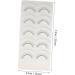 Housoutil Adhesives False Eyelashes 5 Pairs Fake Eyelashes Dense Adhesive Fiber Artificial Eyelashes - Buy Online on GoSupps.com