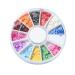 Remorui 1 Box Mini Colorful Mixed Pattern Nail Art Slices Fruit Flower Shape 3D Polymer Nail Art Slime DIY Charms E