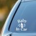 FREEBLOSS 4Pcs Baby in Car Warning Stickers - Safety Car Window Decals for Parents - Buy Online on GoSupps.com
