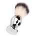 Premium Razor Brush for Men | Effective Beard Care Tool | Soft Handmade Shaving Brush with Silver Handle for Home & Salon Use - Buy Online on GoSupps.com