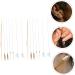 IWOWHERO 16Pcs Ear Cleaner Kit with Handles and Soft Plume Tips Portable Earwax Removal Tools for Ear Cleaning and Wax Build-up Removal Lightweight and Practical for Family Use - Buy Online on GoSupps.com
