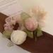 xbiez Hair Scrunchies Fairy Camellia Hair Ornament Elastic Hair Tie for Female and Young Girls Ponytail Holders Pink - Buy Online on GoSupps.com