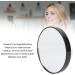 Small Round 10X Magnifying Mirror 7.5cm Suction Cup Makeup Mirror for Travel Portable and Compact ABS Material (Black) - Buy Online on GoSupps.com