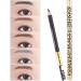 Baluue Leopard Eyebrow Pencil 2pcs Long Lasting Eyebrow Pencil with Brush Wooden Leopard Cover Eyebrow Pencil Makeup Tool Dark Coffee - Buy Online on GoSupps.com