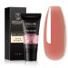Rosalind poly nail gel 60ml art acrylic gel for nails UV/LED nail polish gel extension glue for manicure repair nail extension dusty rose pink