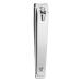 Twin nail clippers for extra large nails sharp and smooth cut made of polished stainless steel for feet and hands 85 mm - silver 85 mm - shiny single