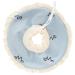 Small Pet Elizabeth Collar Protective Recovery Circle Soft Nursing Ring for Guinea Pig Rabbit Sugar Glider Blue L