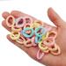 200Pcs Soft Cotton Toddler Hair Ties for Girls & Kids - Multicolor Elastic Ponytail Holders - Buy Online on GoSupps.com