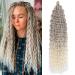 Deep Twist Crochet Hair Waterwell Twist Hair bundle Synthetic curly braided hairstyle hair extension ombre kinky curl braided hair part 26 inch 3 packs 26inch T10/60#