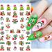 Buy Christmas Nail Art Stickers - 3D Self-Adhesive Winter Designs for DIY Manicure | Xmas Tree & Snowflakes Nail Decals for Women & Girls - Buy Online on GoSupps.com