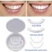 Buy 2 Pairs of Instant Cosmetic Veneers - Extra Thin Safe Temporary Dentures for Upper & Lower Jaw - Smile Teeth Whitening Kit - Buy Online on GoSupps.com