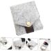 Shop Minkissy 2 Pcs Lipstick Bag & Mini Wallet | Lip Balm Holder & Organizer - Light Grey - Buy Online on GoSupps.com