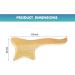 Wood Lymphatic Drainage Gua Sha Tool - Anti-Cellulite Massage Device for Back Arms and Legs | Natural Wooden Therapy for Soft Tissue Relief - Buy Online on GoSupps.com