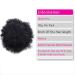 8-Inch Short Afro Puff Synthetic Hair Bun | Kinky Curly Drawstring Ponytail & Clip Extensions for Women - Color 1B/30 - Buy Online on GoSupps.com