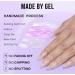 Glazed Donut Chrome Hailey Bieber Trend Press On Nails | Handmade Almond Shape 30-Piece Nail Kit - Buy Online on GoSupps.com