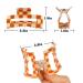 6 Pack Checkered Hair Claw Clips - Multicolored Square Medium Clips for Women & Girls - Non-Slip Styling Accessories with Strong Hold - 3.1 Plaid Design - Buy Online on GoSupps.com