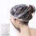 200 PCS Large Shower Caps Disposable Clear Shower Caps Elastic Plastic Caps for Hair Treatment Home Use Hotel and Hair Salon