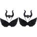 hgnxa Kids Black Devil Wing Ox Horn Headband Halloween Evil Queen osplay Props Hairband - Buy Online on GoSupps.com