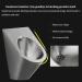 L-ROM Stainless Steel Men's Urinal Smart Contact-Free Wall-Mounted Urinal Anti-Clogging Flush Toilet Anti-Overflow Vertical Urinal with Automatic Flush Valve Used in - Buy Online on GoSupps.com