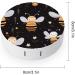 Floral Bee Contact Lens Case with Mirror - Cute Portable Eye Travel Kit for Contacts - Buy Online on GoSupps.com