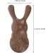 Didiseaon Wooden Rabbit-Shaped Nose Scratch Massager & Eye Massage Comb | Gua Sha Facial Acupuncture Tool for Muscle Relief - International Shipping - Buy Online on GoSupps.com