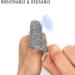 Finger Cots Cut Resistant Reusable Protector Finger Covers Finger Sleeves Finger Gloves Life Extender Thumb Protector for Kitchen Work Sculpture Anti-Slip DIP Working Gardening (Grey) 20 PCS - Buy Online on GoSupps.com
