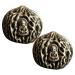 Beavorty 2 pieces of hand exercise balls handle-strong physical balls walnut Chinese health balls for hand-finger power exercises squeezing ball for hands