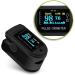 NAUC Finger Pulse Oximeter & Blood Pressure Monitor - Accurate SpO2 & Oxygen Levels - OLED Display - International Shipping Available - Buy Online on GoSupps.com