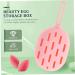 Angoily Box Beauty Egg Storage Bag - Pink Sponge Egg Tray for Travel 7.8x6cm | International Shipping - Buy Online on GoSupps.com